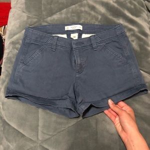 Blue Abercrombie shorts